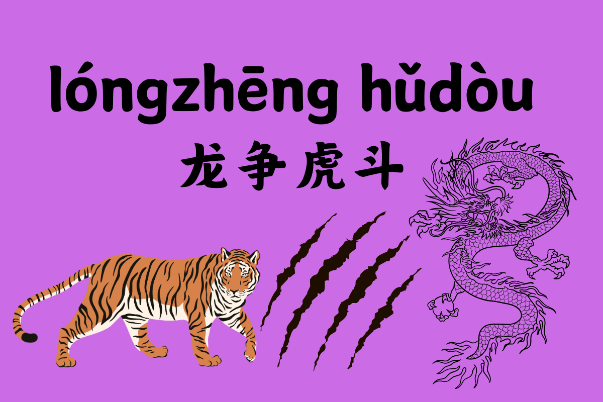 Dragons and Tigers in Fierce Battle-龙争虎斗 (lóng zhēng hǔ dòu)