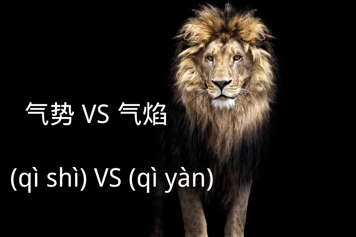 HSK Words: 气势 (qì shì) VS 气焰 (qì yàn)