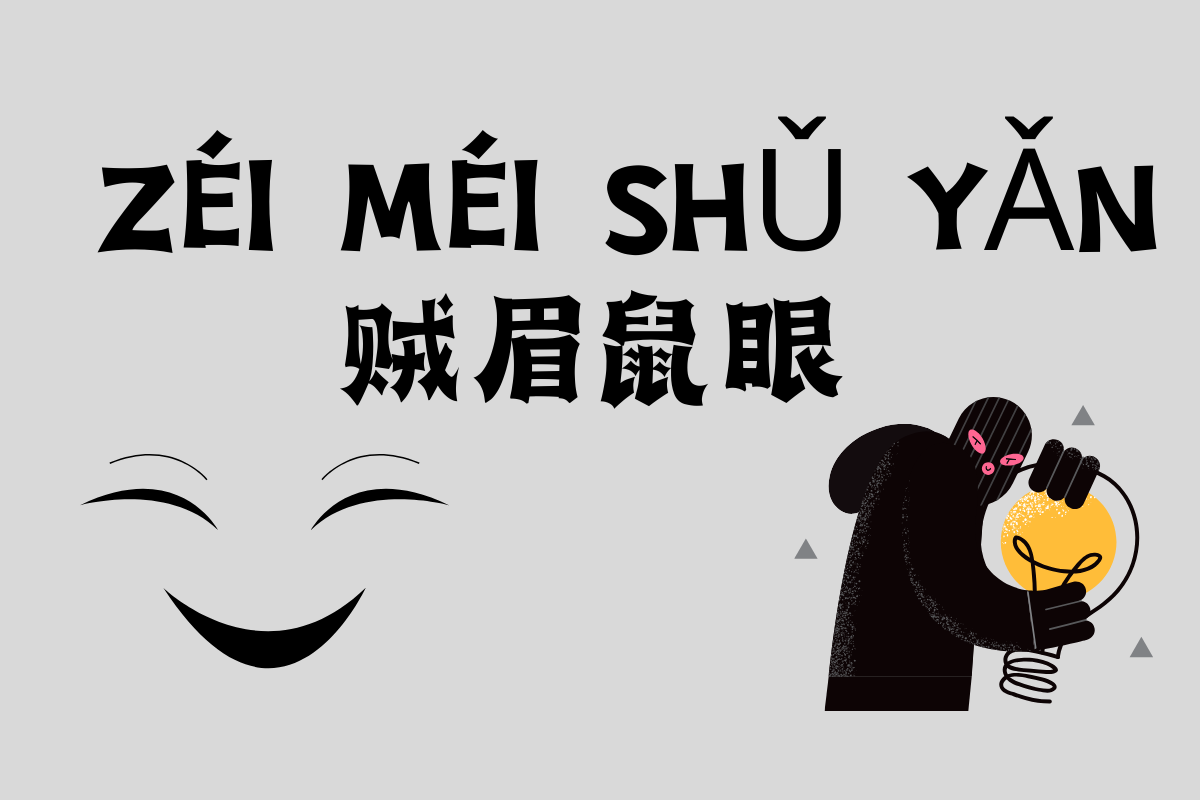 Sly and Shifty: A Deceptive Gaze-贼眉鼠眼 (zéi méi shǔ yǎn)