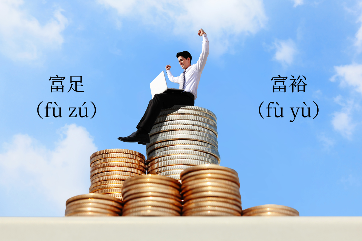 HSK Words: 富裕 (fù yù) VS 富足 (fù zú)