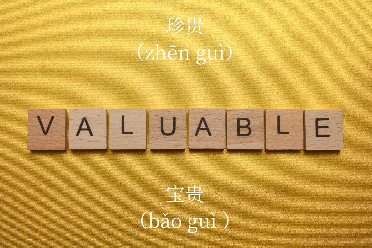 HSK Words: 珍贵 (zhēn guì) VS 宝贵 (bǎo guì)