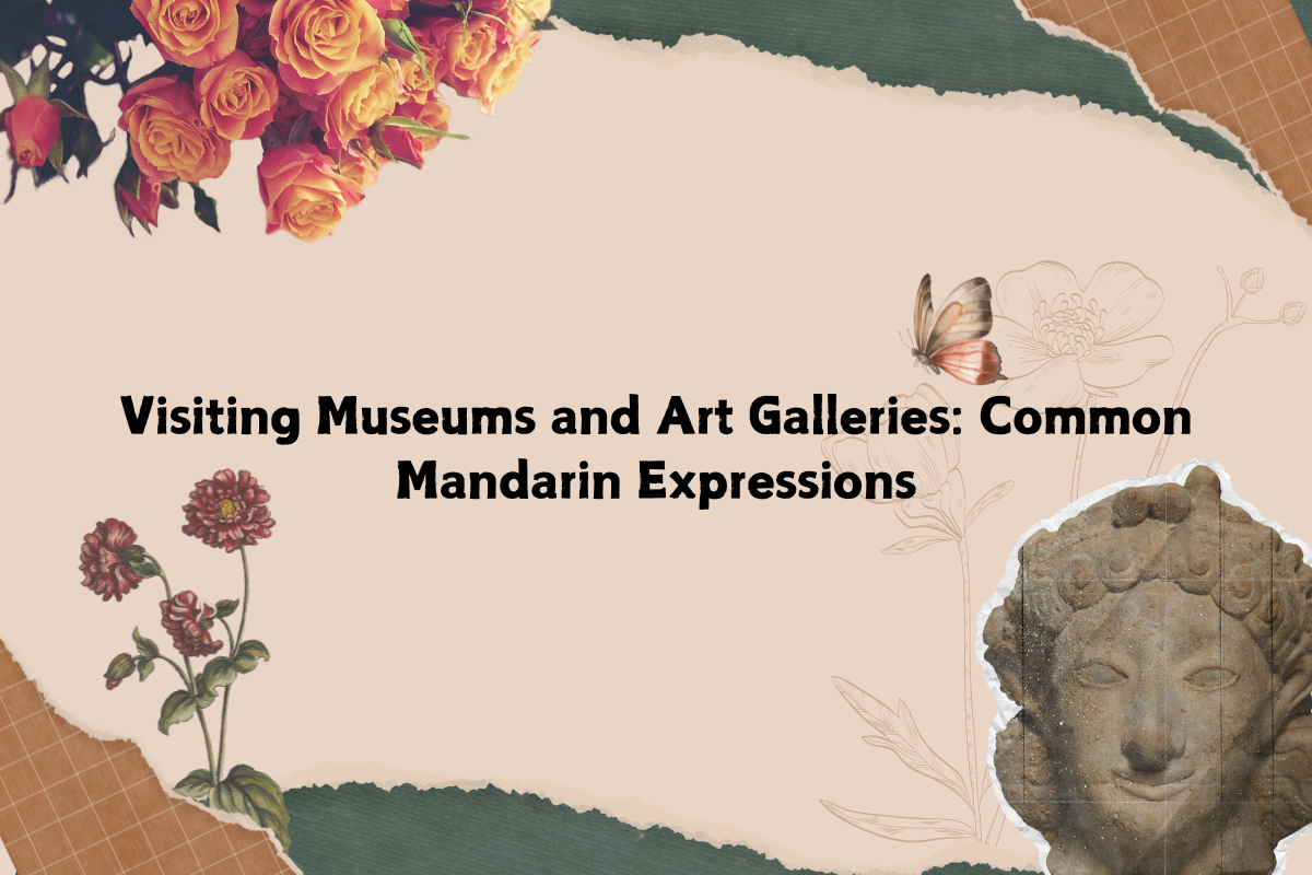 Visiting Museums and Art Galleries: Common Mandarin Expressions