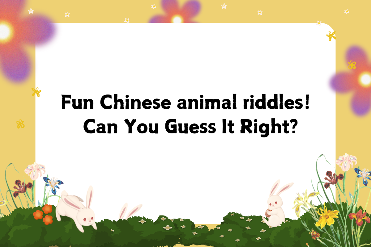 Small Animal Riddles, Can You Guess It Right? Part39