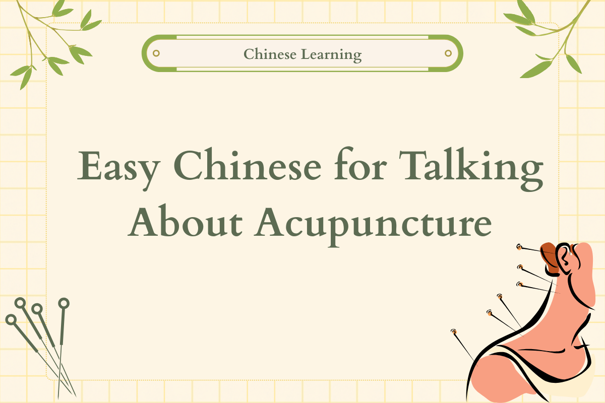 Easy Chinese for Talking About Acupuncture: Key Words, Useful Phrases, and Fun Practice