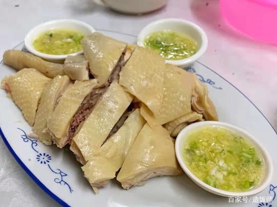 Boiled sliced chicken,白切鸡，bai qie ji