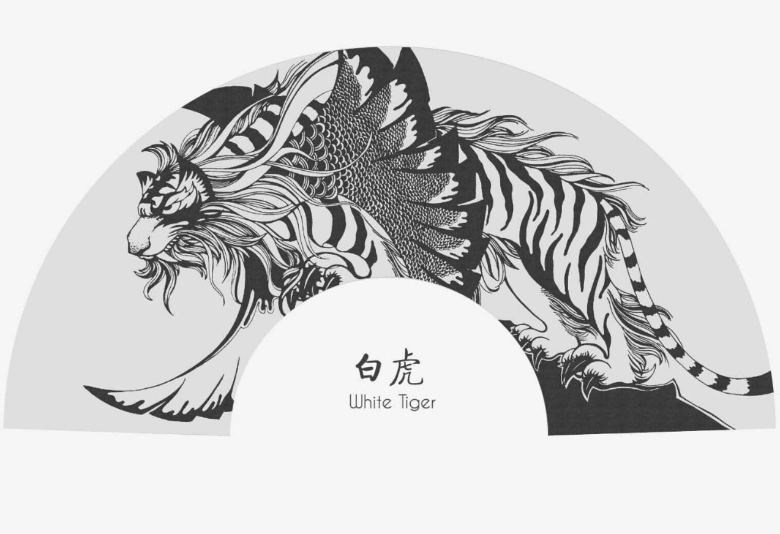 Chinese TIGER Sign set of 3 Chinese Zodiac Temporary  Etsy Denmark